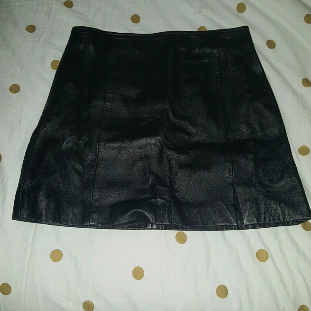 Leather Black shirt